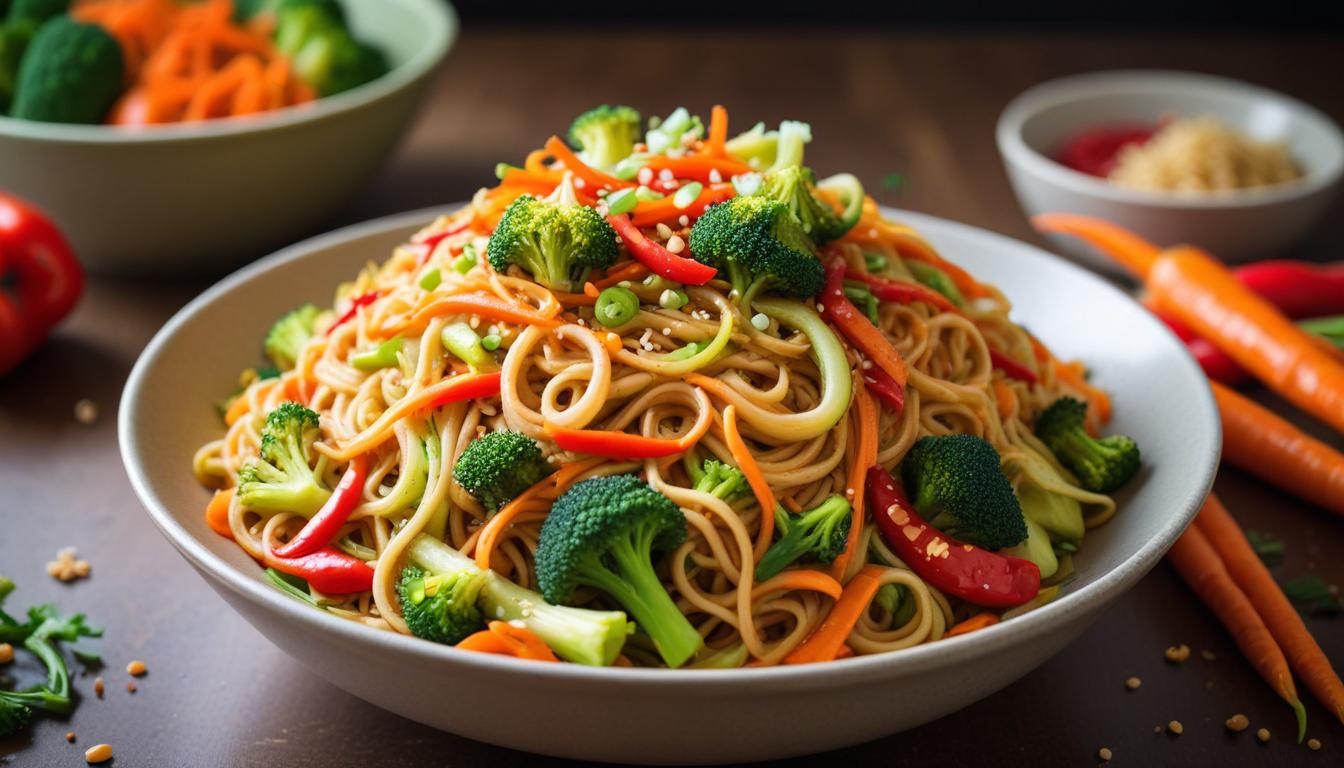 Pratik ve Lezzetli Sebzeli Noodle Tarifi